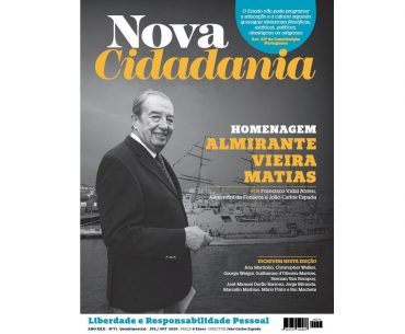 O Almirante Vieira Matias na capa da edição número 71
