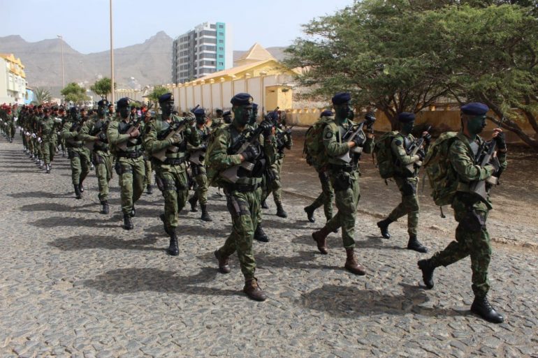 O pelotão de abordagem dos Fuzileiros Navais de Cabo Verde (imagem Associação de FZ de Cabo Verde)
