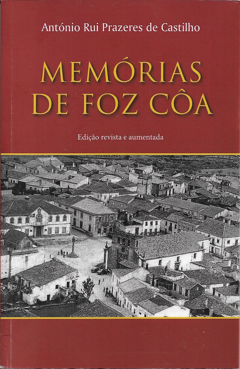 Capa do livro "Memórias de Foz Côa", de António Castilho